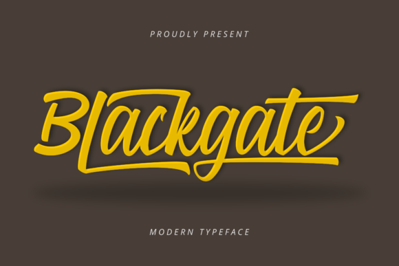 Blackgate Font - Featured Image