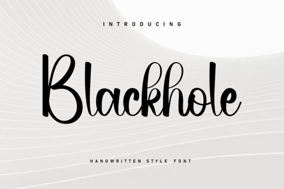 Blackhole Font - Featured Image