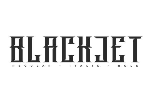 Blackjet Font - Featured Image