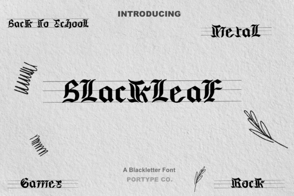 Blackleaf Font - Featured Image