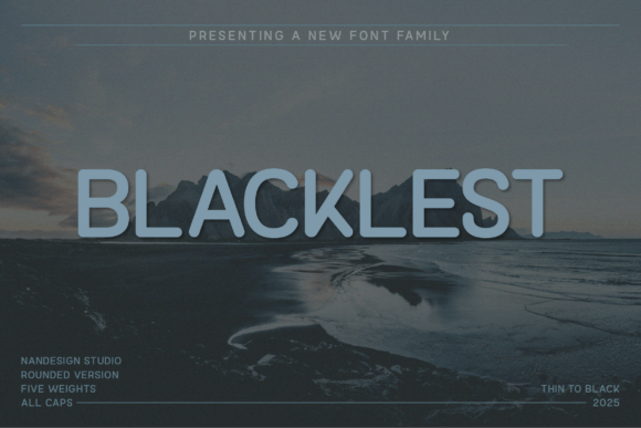 Blacklest Rounded Font - Featured Image