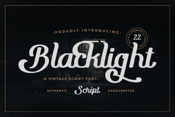 Blacklight Font - Featured Image