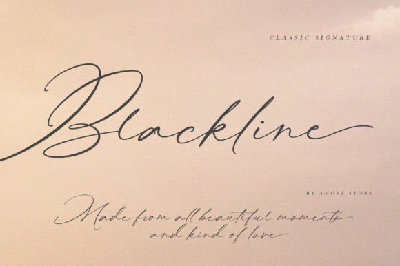 Blackline Font - Featured Image