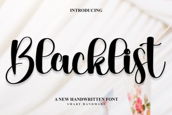 Blacklist Font - Featured Image
