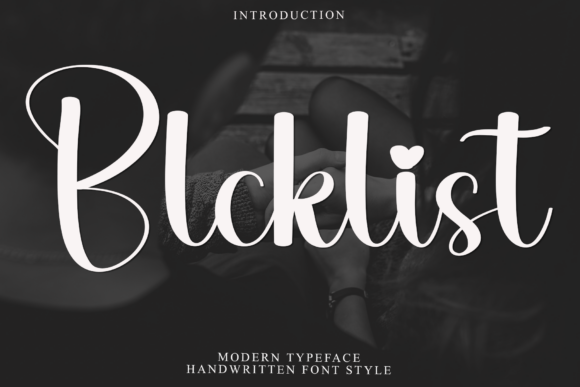 Blacklist Font - Featured Image