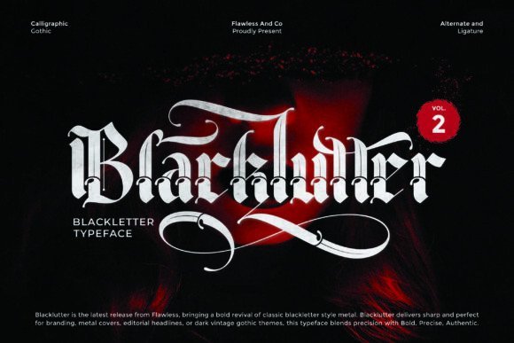 Blacklutter Vol2 Font - Featured Image