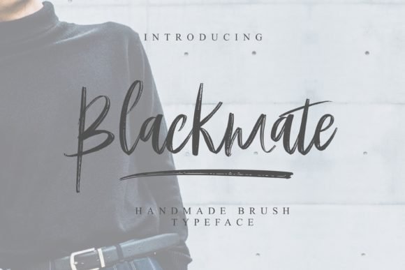 Blackmate Font - Featured Image