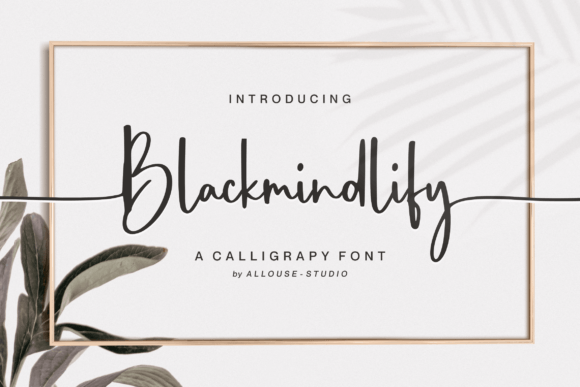 Blackmindlify Font - Featured Image