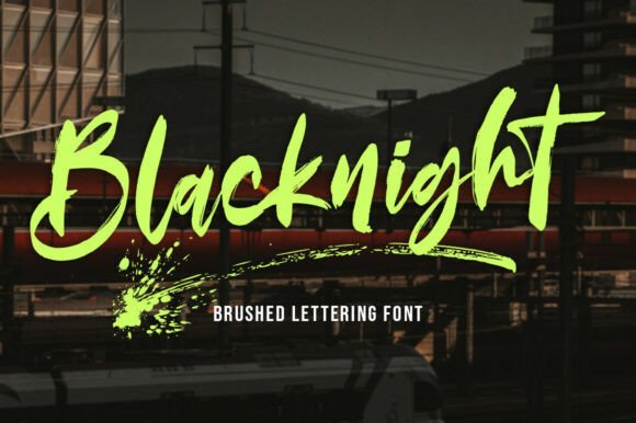 Blacknight Font - Featured Image