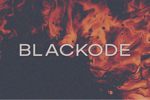 Blackode Font - Featured Image