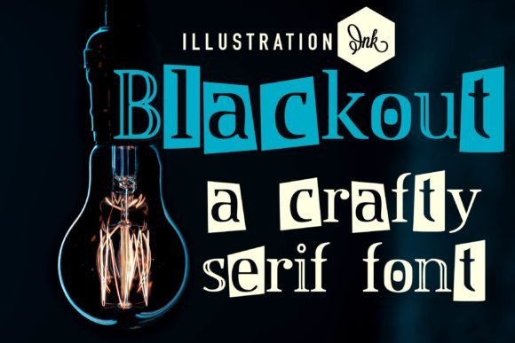 Blackout Font - Featured Image