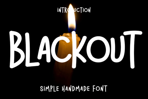 Blackout Font - Featured Image