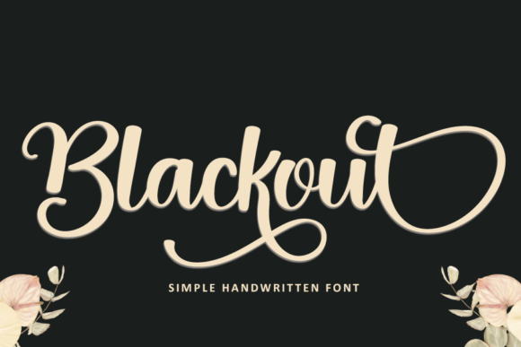 Blackout Font - Featured Image