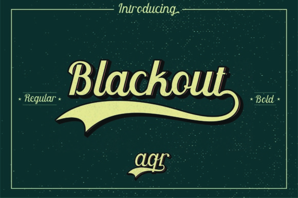 Blackout Font - Featured Image