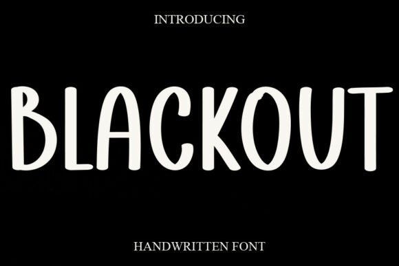 Blackout Font - Featured Image