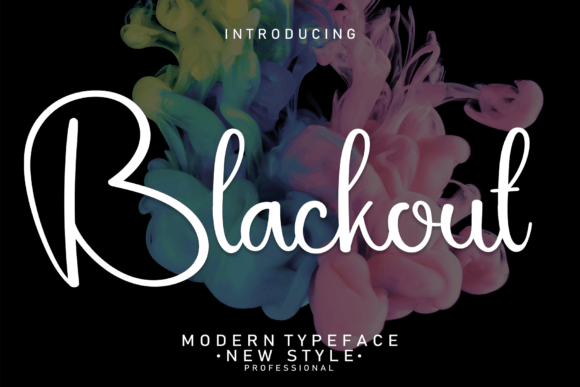 Blackout Font - Featured Image