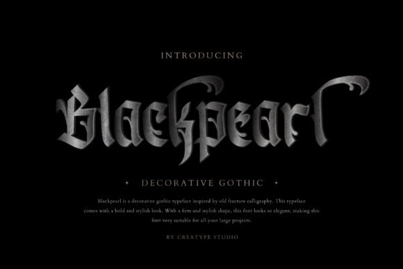 Blackpearl Font - Featured Image