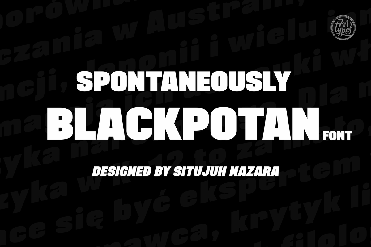Blackplotan Font - Featured Image