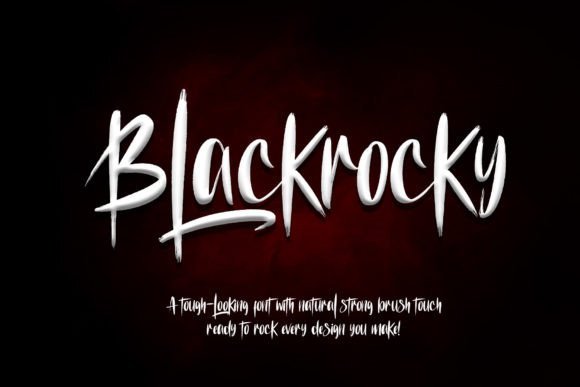 Blackrocky  Font - Featured Image
