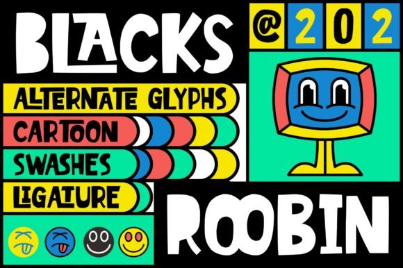 Blacks Roobin Font - Featured Image