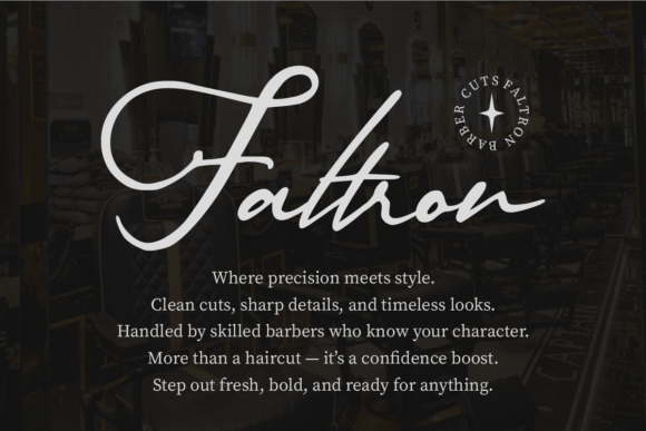 Blacksky Faltron Font - Featured Image