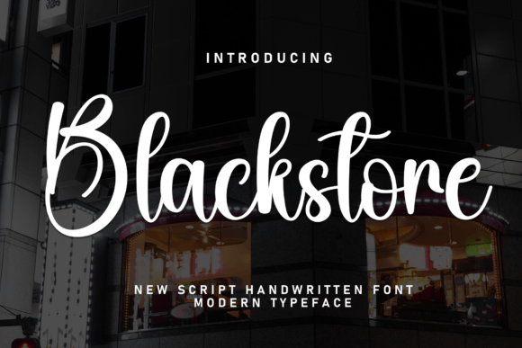 Blackstore Font - Featured Image