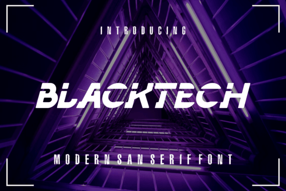 Blacktech Font - Featured Image