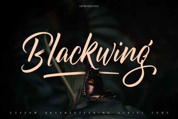 Blackwing Font - Featured Image