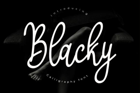 Blacky Font - Featured Image