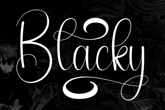 Blacky Font - Featured Image