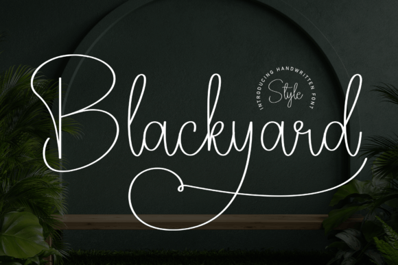 Blackyard Font - Featured Image