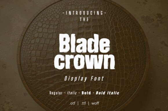 Blade Crown Font - Featured Image