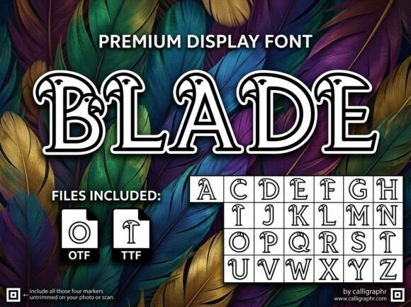 Blade Font - Featured Image