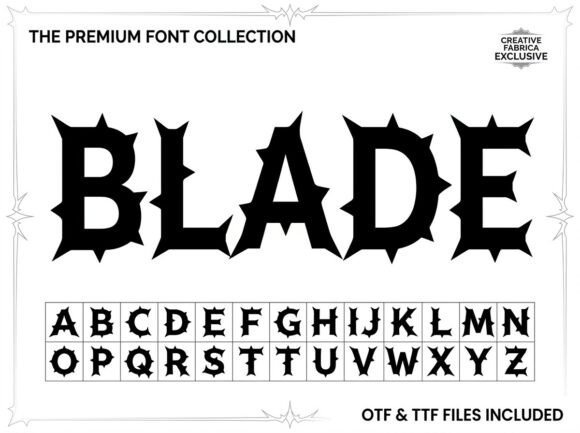 Blade Font - Featured Image