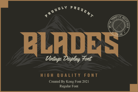 Blades Font - Featured Image