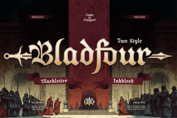 Bladfour Font - Featured Image