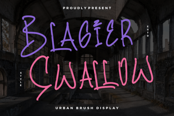 Blagier Swallow Font - Featured Image