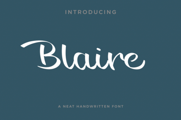 Blaire Font - Featured Image