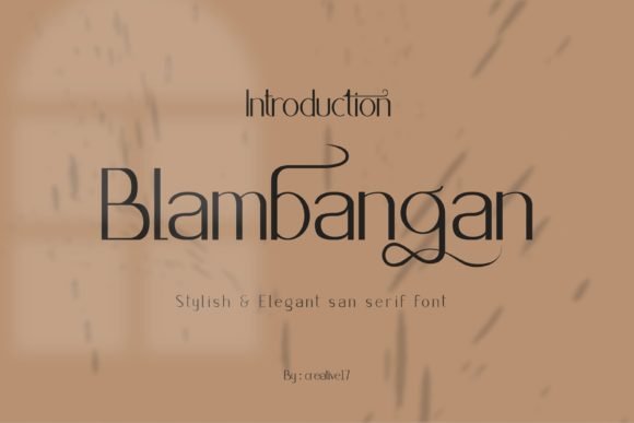 Blambangan Font - Featured Image