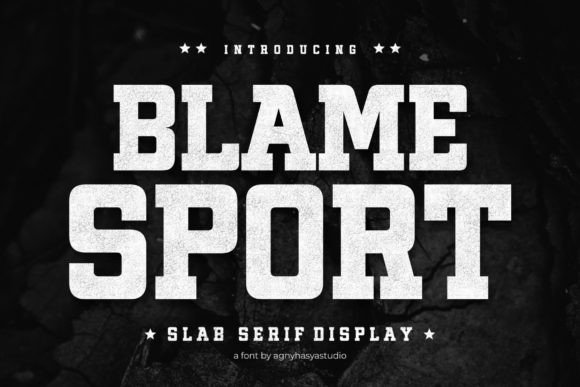 Blame Sport Font - Featured Image