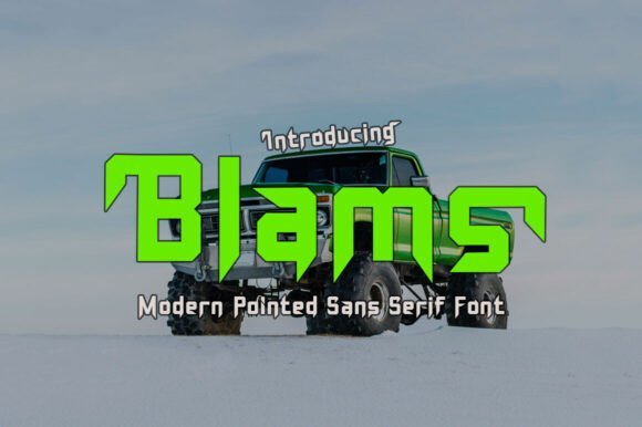 Blams Font - Featured Image