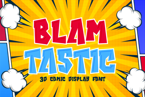 Blamtastic Font - Featured Image