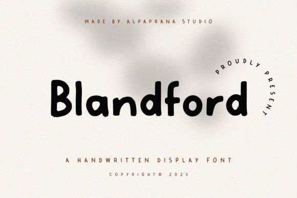 Blandford Font - Featured Image