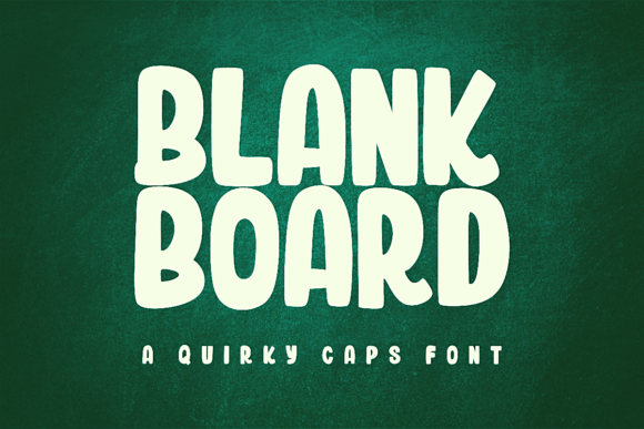 Blank Board Font - Featured Image