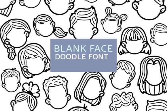 Blank Face Doodle Font - Featured Image