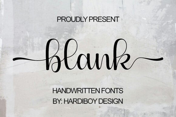 Blank Font - Featured Image