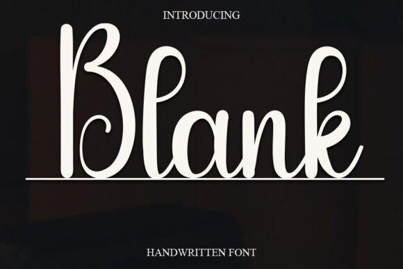 Blank Font - Featured Image