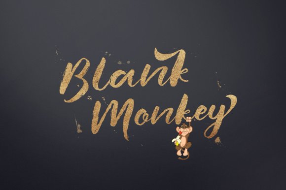 Blank Monkey Font - Featured Image