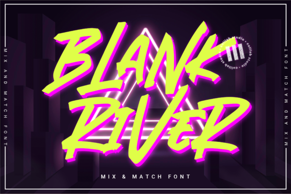 Blank River Font - Featured Image