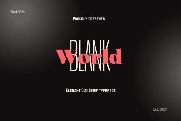 Blank World Font - Featured Image